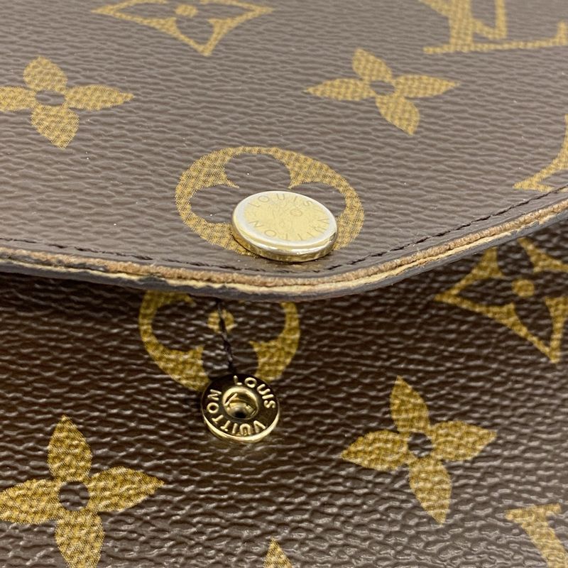 Louis Vuitton Long Wallet Monogram Portefeuille Sarah M60531 Brown Ladies