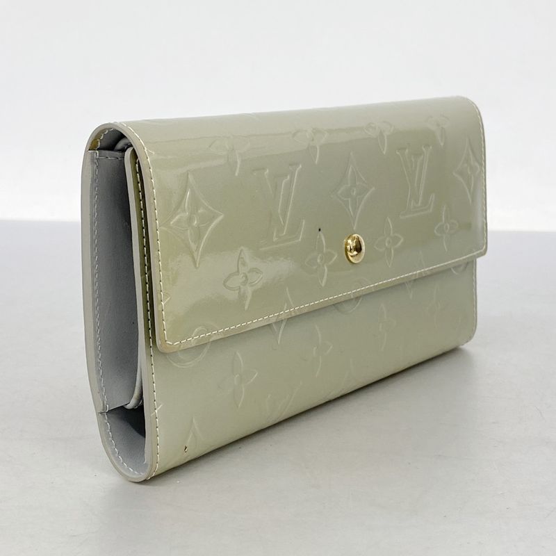 Louis Vuitton Vernis Porte Trésor International Long Wallet M91245 Lavender