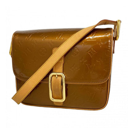 Louis Vuitton Shoulder Bag Vernis Christie GM M91107 Bronze Ladies