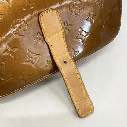 Louis Vuitton Shoulder Bag Vernis Christie GM M91107 Bronze Ladies