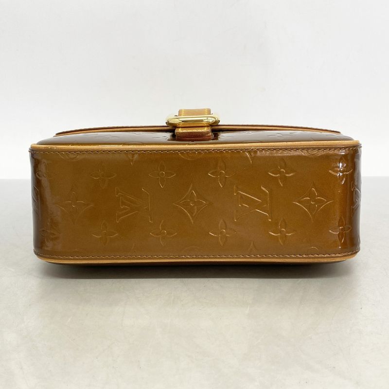 Louis Vuitton Shoulder Bag Vernis Christie GM M91107 Bronze Ladies