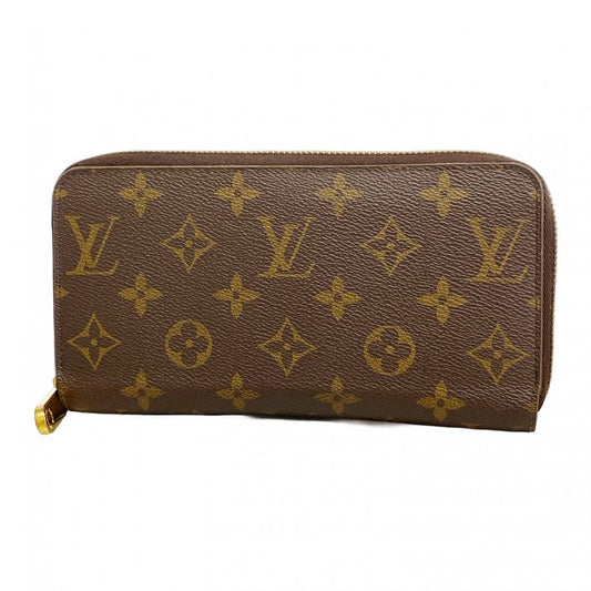 Louis Vuitton Long Wallet Monogram Zippy Wallet M41895 Fuchsia Ladies