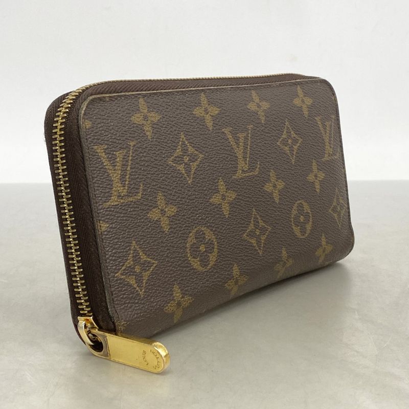 Louis Vuitton Long Wallet Monogram Zippy Wallet M41895 Fuchsia Ladies