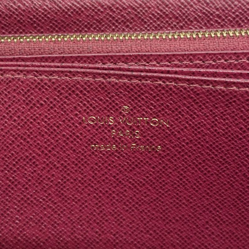 Louis Vuitton Long Wallet Monogram Zippy Wallet M41895 Fuchsia Ladies