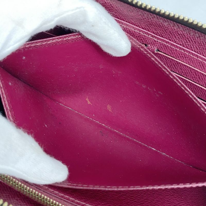 Louis Vuitton Long Wallet Monogram Zippy Wallet M41895 Fuchsia Ladies