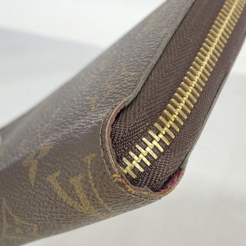 Louis Vuitton Long Wallet Monogram Zippy Wallet M41895 Fuchsia Ladies