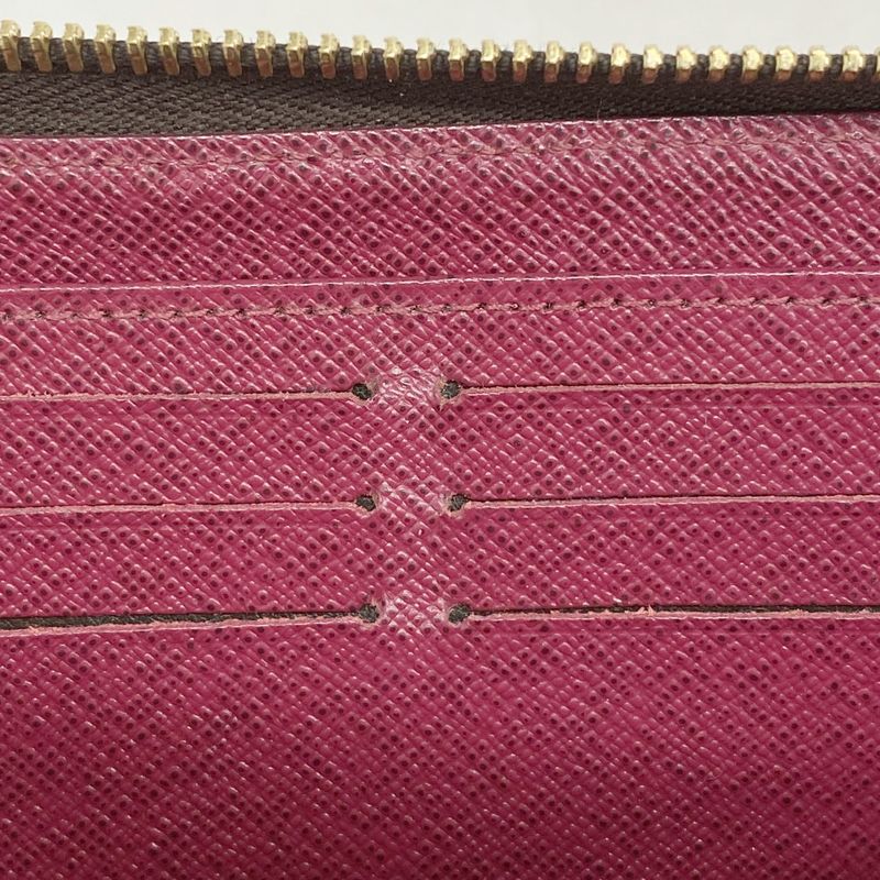 Louis Vuitton Long Wallet Monogram Zippy Wallet M41895 Fuchsia Ladies