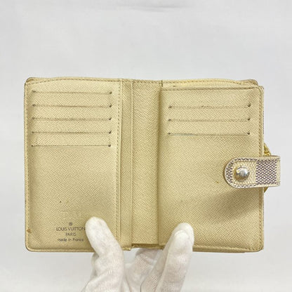 Louis Vuitton Wallet Damier Azure Portefeuille Viennois N61676 White Ladies