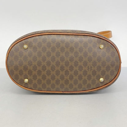 Celine Tote Bag Macadam PVC Brown Gold Hardware Women's