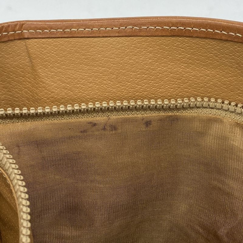 Celine Tote Bag Macadam PVC Brown Gold Hardware Women's