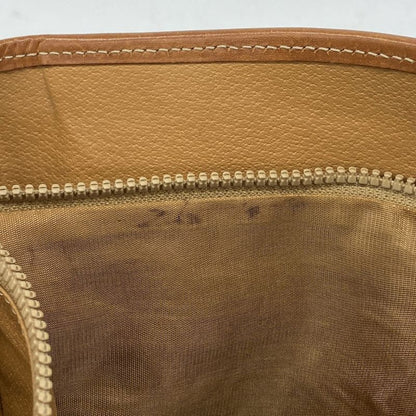 Celine Tote Bag Macadam PVC Brown Gold Hardware Women's