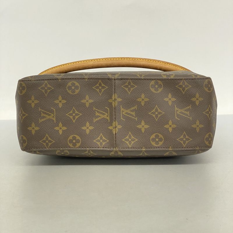 Louis Vuitton Shoulder Bag Monogram Looping GM M51145 Brown Ladies