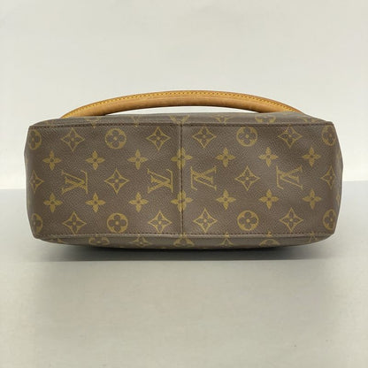 Louis Vuitton Shoulder Bag Monogram Looping GM M51145 Brown Ladies