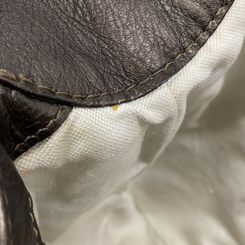 Gucci Shoulder Bag Bamboo New Jackie 246907 Leather Brown Chien Pan Gold