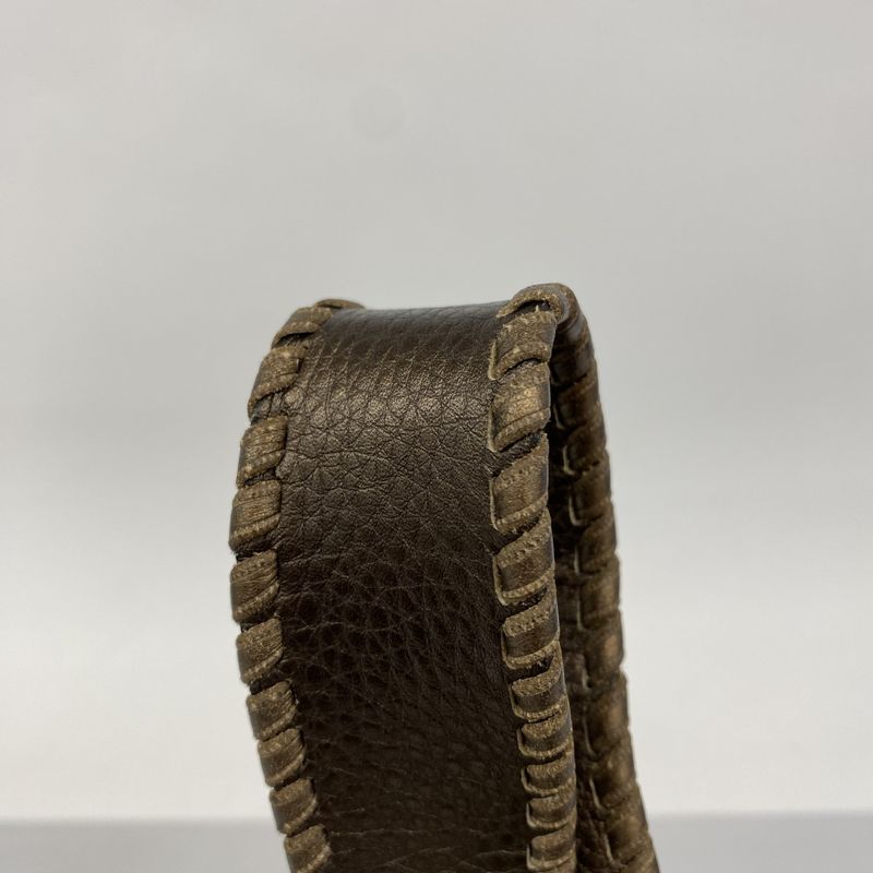 Gucci Shoulder Bag Bamboo New Jackie 246907 Leather Brown Chien Pan Gold