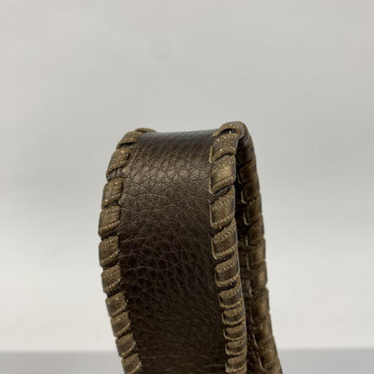 Gucci Shoulder Bag Bamboo New Jackie 246907 Leather Brown Chien Pan Gold