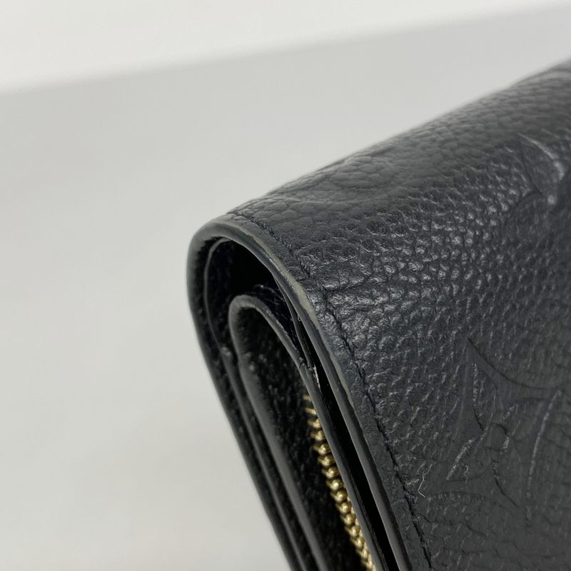 Louis Vuitton Wallet Monogram Empreinte Portefeuille Cles A M80151 Noir Black