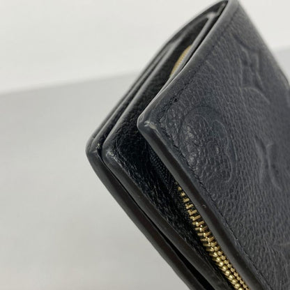 Louis Vuitton Wallet Monogram Empreinte Portefeuille Cles A M80151 Noir Black