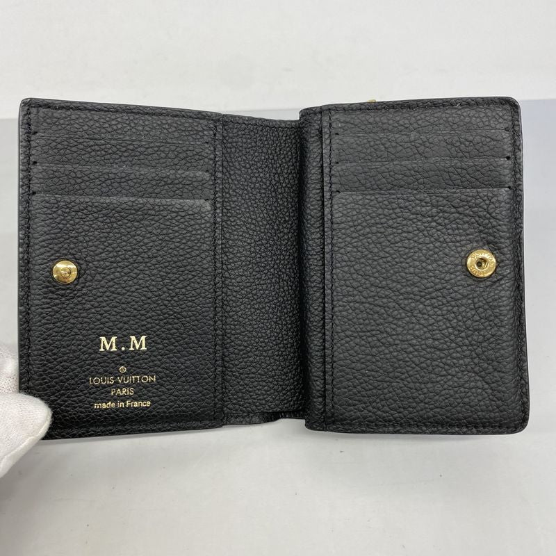 Louis Vuitton Wallet Monogram Empreinte Portefeuille Cles A M80151 Noir Black