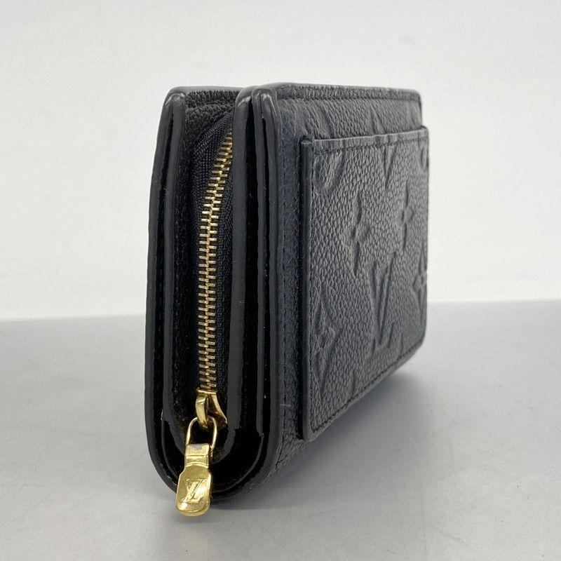 Louis Vuitton Wallet Monogram Empreinte Portefeuille Cles A M80151 Noir Black