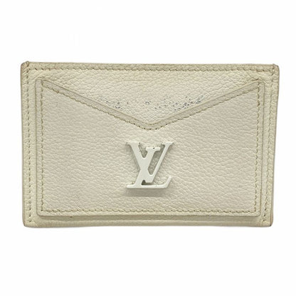 Louis Vuitton Card Case Porte Culto Lock Me M68727 White Women's