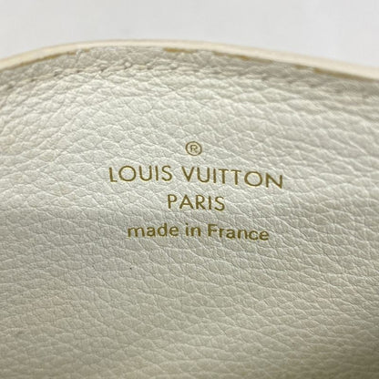 Louis Vuitton Card Case Porte Culto Lock Me M68727 White Women's