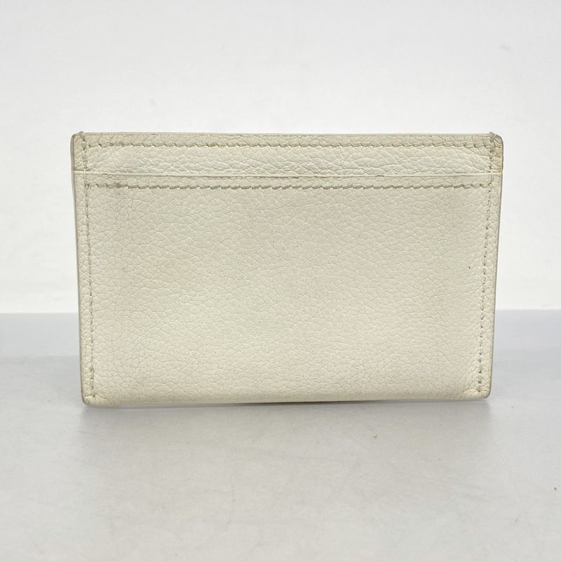 Louis Vuitton Card Case Porte Culto Lock Me M68727 White Women's