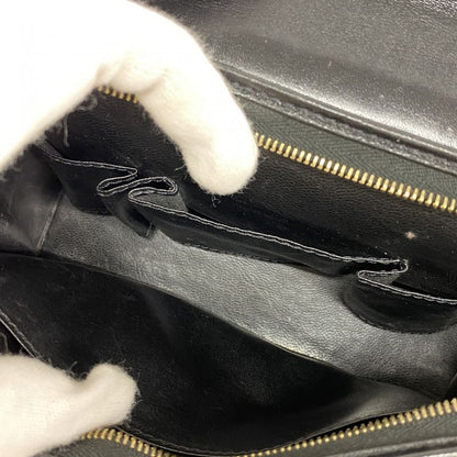 Celine Pouch Macadam PVC Black Gold Hardware Women
