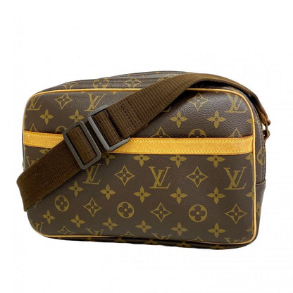 Louis Vuitton Shoulder Bag Monogram Reporter PM M45254 Brown Ladies