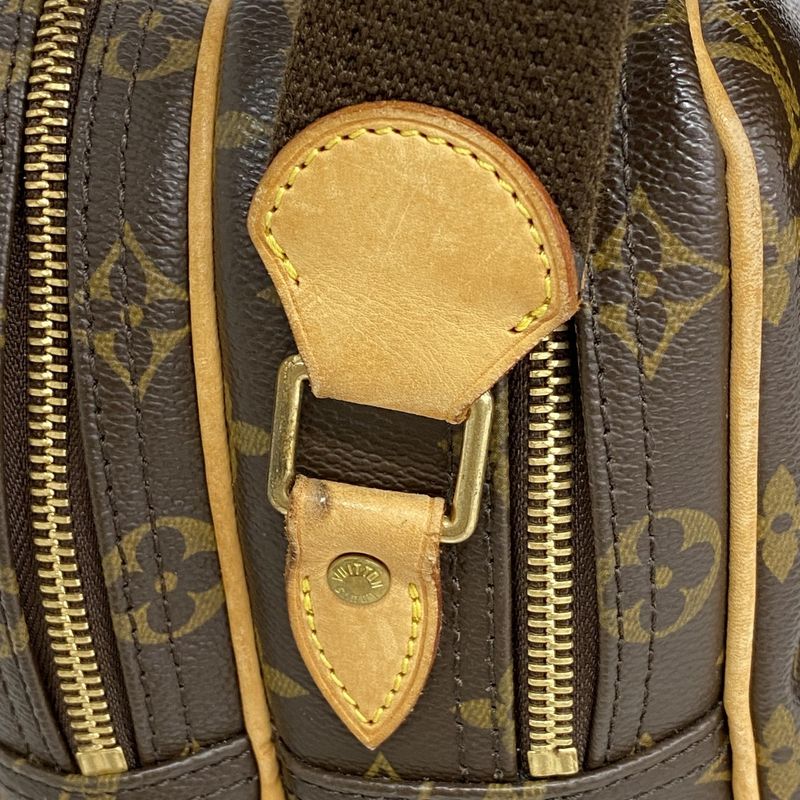 Louis Vuitton Shoulder Bag Monogram Reporter PM M45254 Brown Ladies