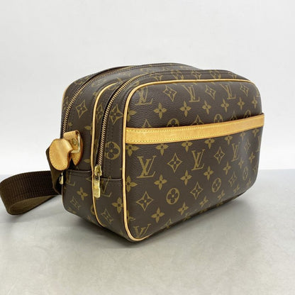 Louis Vuitton Shoulder Bag Monogram Reporter PM M45254 Brown Ladies