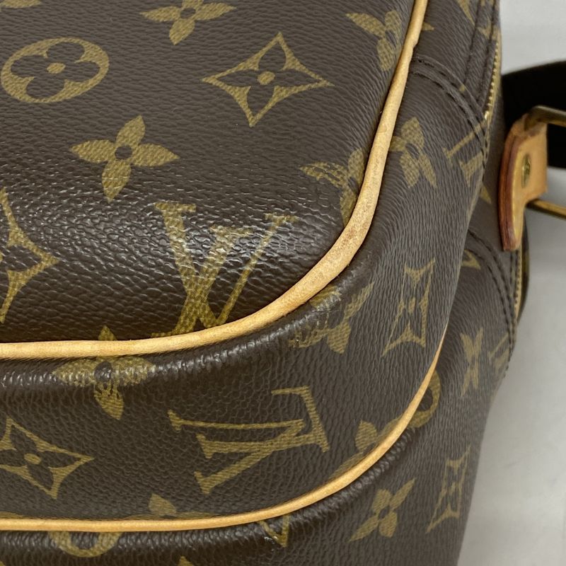 Louis Vuitton Shoulder Bag Monogram Reporter PM M45254 Brown Ladies