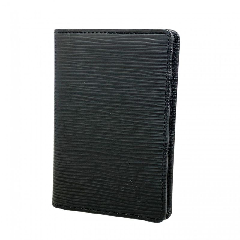 Louis Vuitton Epi Organizer De Poche Card Case M63582 Noir Black Men Women