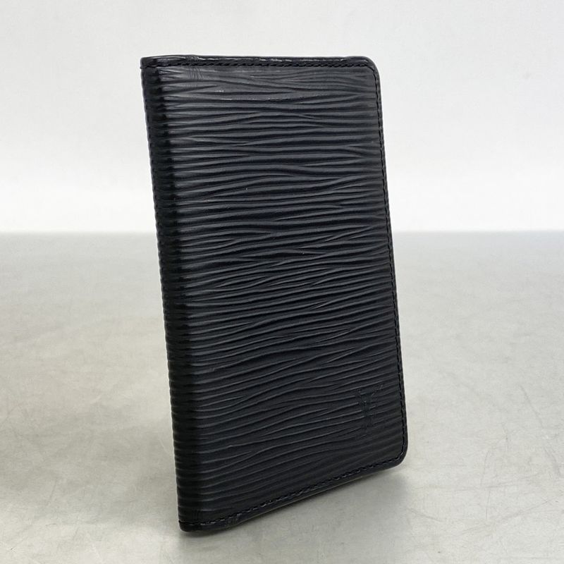Louis Vuitton Epi Organizer De Poche Card Case M63582 Noir Black Men Women