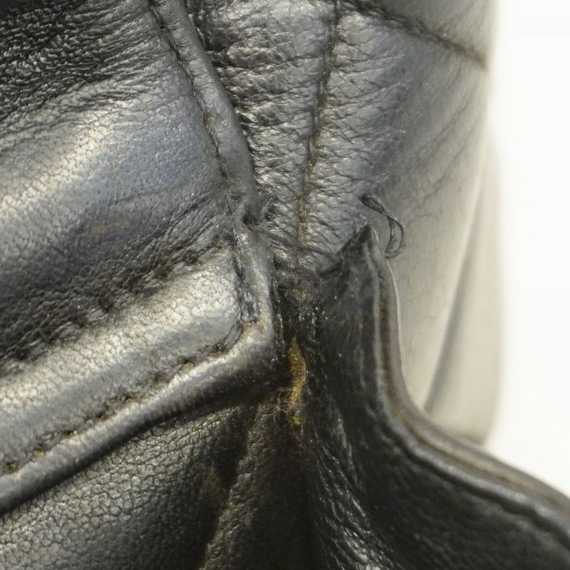 Chanel Backpack Daypack Matelasse Lambskin Black Gold Hardware Women