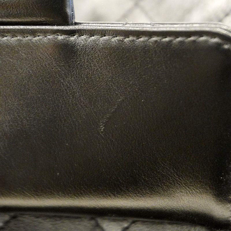 Chanel Shoulder Bag Chanel 25 Grain Calfskin Black Chien Pan Gold Hardware Women