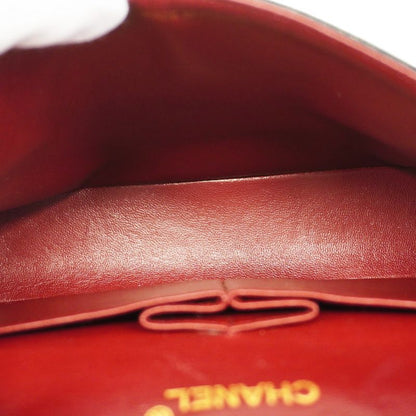 Chanel Shoulder Bag Matelasse Lambskin Black Gold Hardware Women