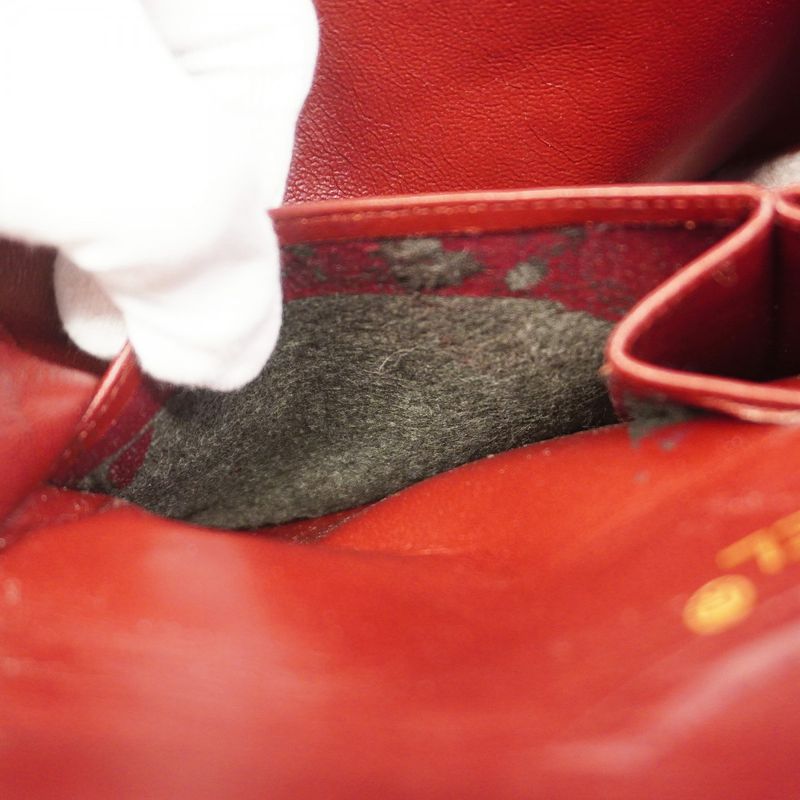 Chanel Shoulder Bag Matelasse Lambskin Black Gold Hardware Women