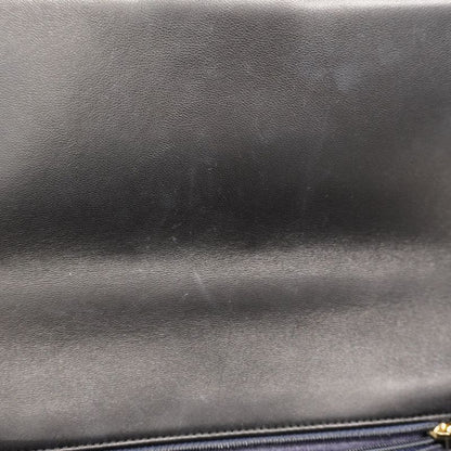 Chanel Handbag Matelasse Lambskin Navy Chien Pan Gold Hardware 2way Bag Ladies