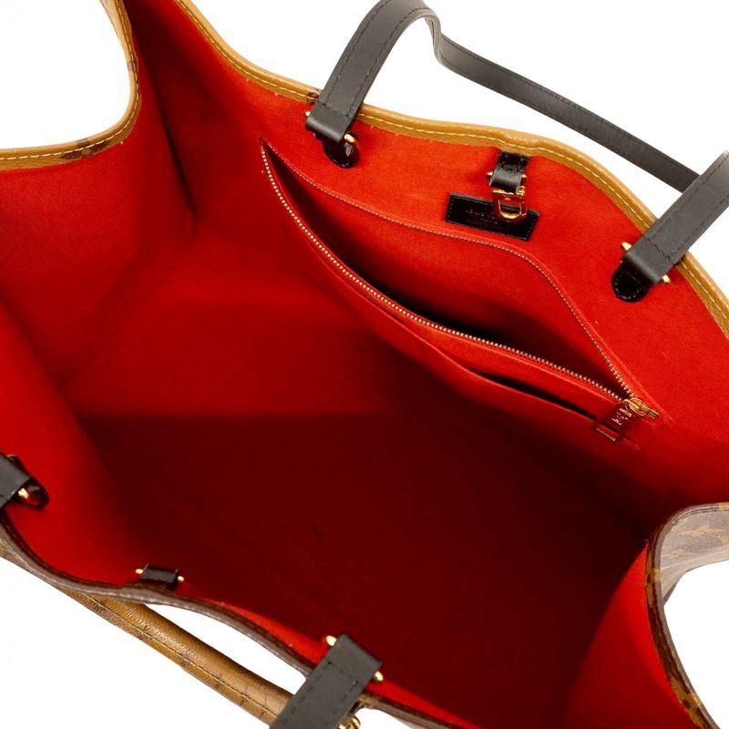 Louis Vuitton Tote Monogram Giant Reverse On-the-go GM M44576 Brown 2-way Bag