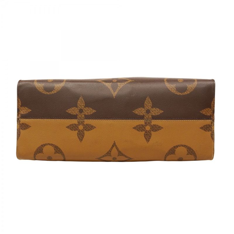 Louis Vuitton Tote Monogram Giant Reverse On-the-go GM M44576 Brown 2-way Bag