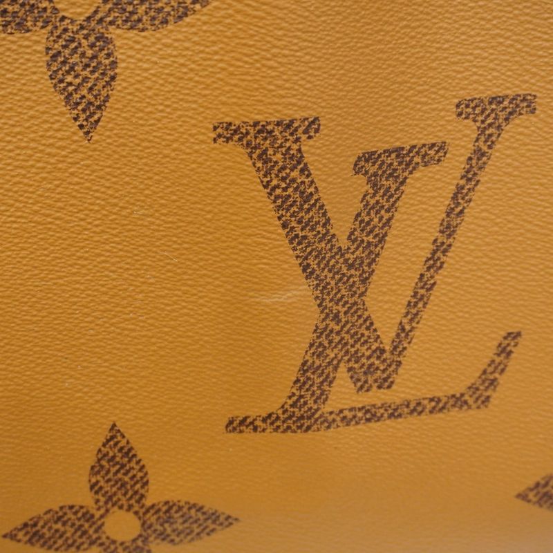Louis Vuitton Tote Monogram Giant Reverse On-the-go GM M44576 Brown 2-way Bag