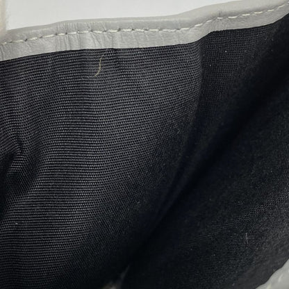 Christian Dior Trifold Wallet PVC Gray Silver Hardware Women