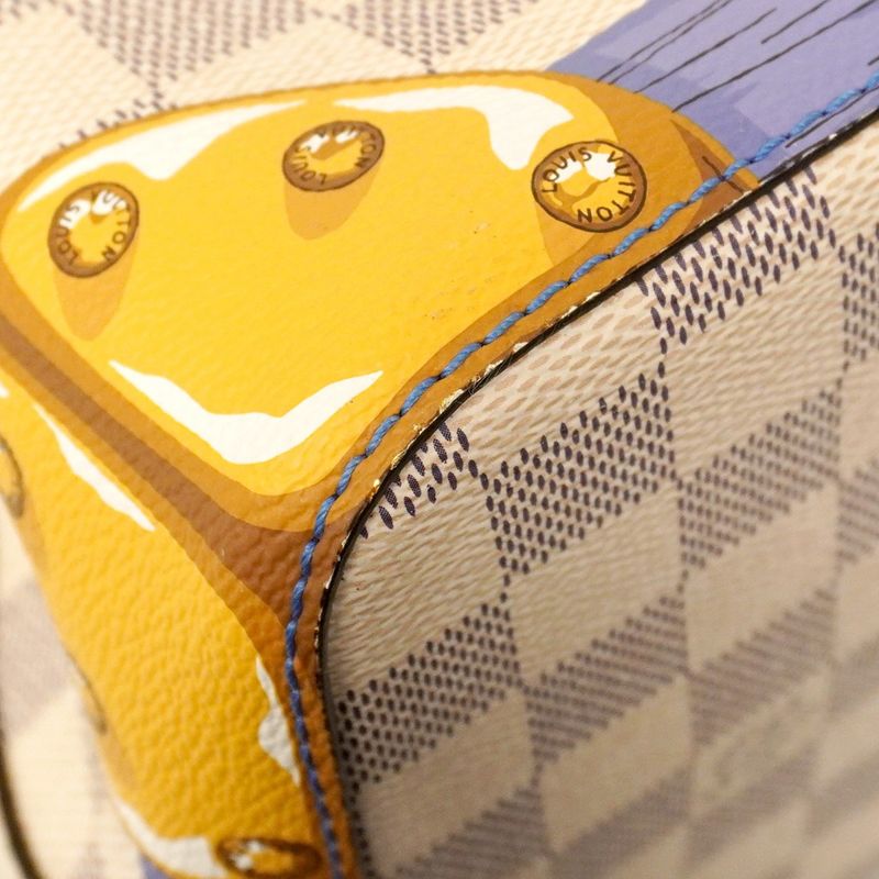 Louis Vuitton Shoulder Bag Damier Azure 2018 Summer Trunk Neonoe N41066 White