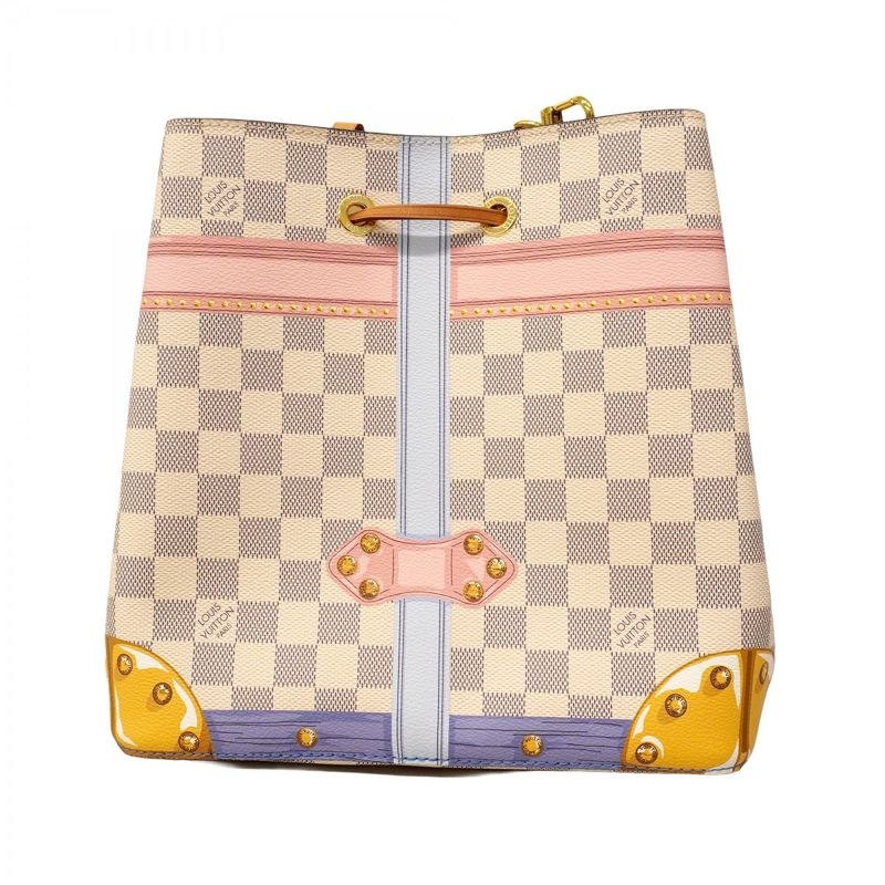 Louis Vuitton Shoulder Bag Damier Azure 2018 Summer Trunk Neonoe N41066 White