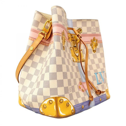 Louis Vuitton Shoulder Bag Damier Azure 2018 Summer Trunk Neonoe N41066 White