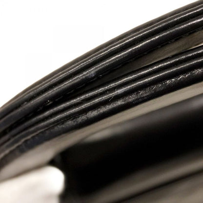 Chanel Handbag Matelasse Calfskin Black Gold Hardware 2way Bag Ladies