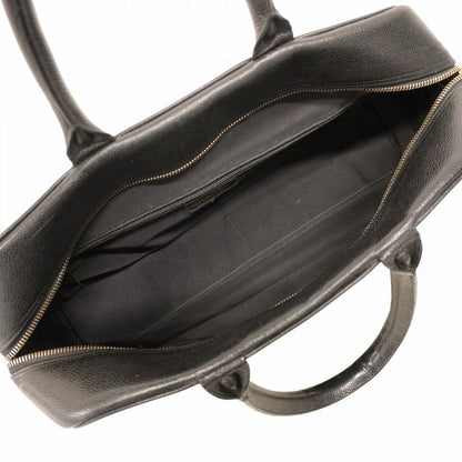 Chanel Handbag Matelasse Caviar Skin Black Gold Hardware Women