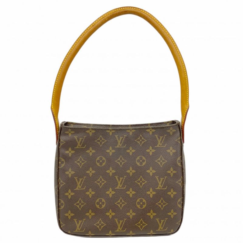 Louis Vuitton Shoulder Bag Monogram Looping MM M51146 Brown Ladies