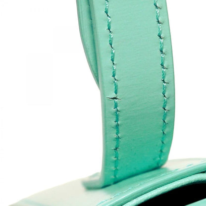 Celine Shoulder Bag Triomphe Claude Leather Mint Green Gold Hardware Women